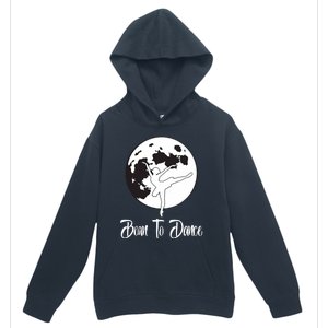 Born To Dance Silhouette Dancing Moon Dancer Xmas Gift Urban Pullover Hoodie