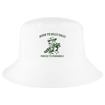 Born To Dilly Dally Funny Frog Meme Silly Frog Mental Health Cool Comfort Performance Bucket Hat