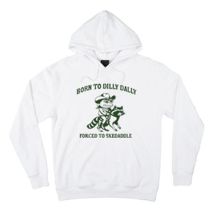 Born To Dilly Dally Funny Frog Meme Silly Frog Mental Health Hoodie