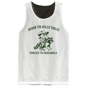 Born To Dilly Dally Funny Frog Meme Silly Frog Mental Health Mesh Reversible Basketball Jersey Tank