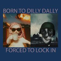 Born To Dilly Dally Forced To Lock In Cat Meme Infant Baby Jersey Bodysuit