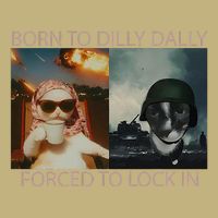 Born To Dilly Dally Forced To Lock In Cat Meme Hoodie