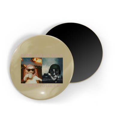 Born To Dilly Dally Forced To Lock In Cat Meme Magnet