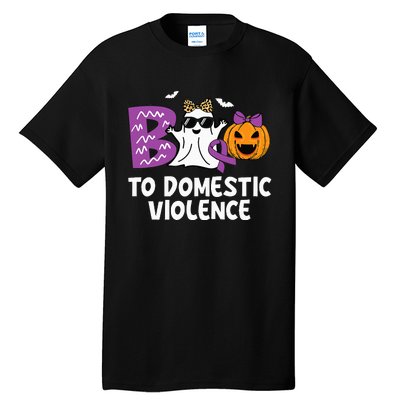 Boo To Domestic Violence Domestic Violence Awareness Tall T-Shirt