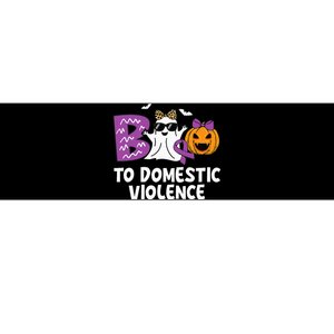 Boo To Domestic Violence Domestic Violence Awareness Bumper Sticker