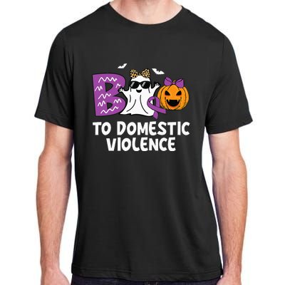 Boo To Domestic Violence Domestic Violence Awareness Adult ChromaSoft Performance T-Shirt