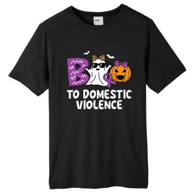 Boo To Domestic Violence Domestic Violence Awareness Tall Fusion ChromaSoft Performance T-Shirt