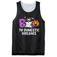 Boo To Domestic Violence Domestic Violence Awareness Mesh Reversible Basketball Jersey Tank