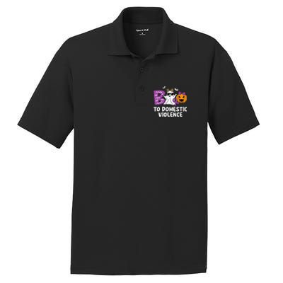 Boo To Domestic Violence Domestic Violence Awareness PosiCharge RacerMesh Polo