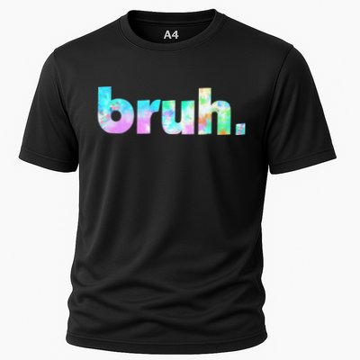 Bruh Tie Dye Brah Bro Dude Greeting Slang Funny Meme Saying  Performance Shirt