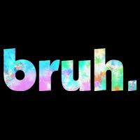 Bruh Tie Dye Brah Bro Dude Greeting Slang Funny Meme Saying  7-Panel Snapback Hat