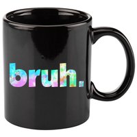 Bruh Tie Dye Brah Bro Dude Greeting Slang Funny Meme Saying  11oz C Handle Ceramic Mug