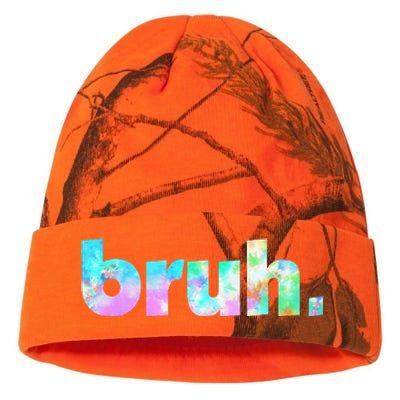 Bruh Tie Dye Brah Bro Dude Greeting Slang Funny Meme Saying  Kati Licensed 12" Camo Beanie