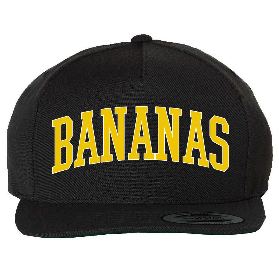 BANANAS Throwback Design Classic Logo Wool Snapback Cap