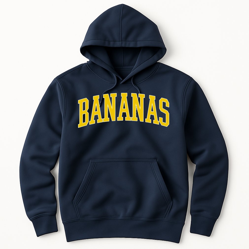 BANANAS Throwback Design Classic Logo Hoodie