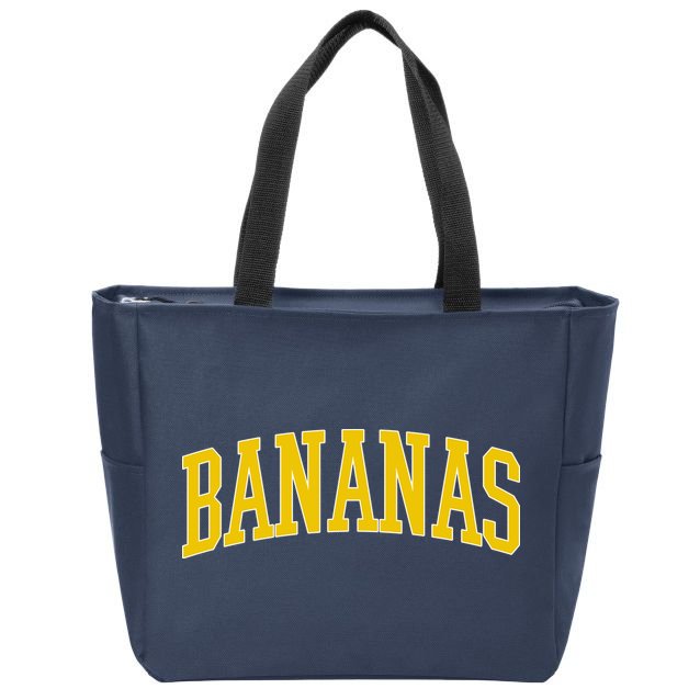 BANANAS Throwback Design Classic Logo Zip Tote Bag