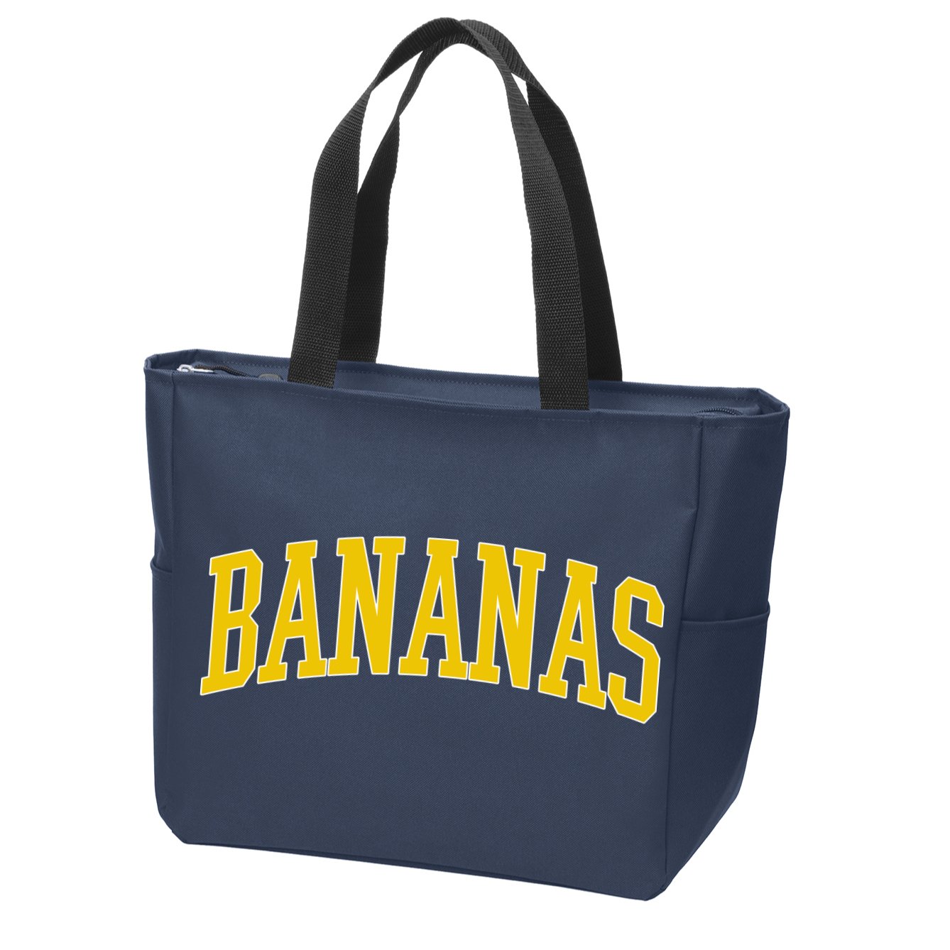 BANANAS Throwback Design Classic Logo Zip Tote Bag