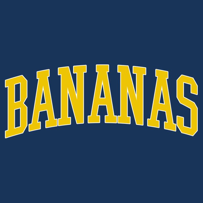 BANANAS Throwback Design Classic Logo Zip Tote Bag