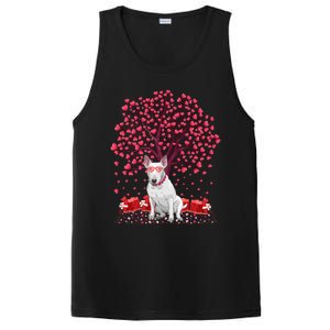 Bull Terrier Dog Lover Heart Tree Bull Terrier Valentine Meaningful Gift PosiCharge Competitor Tank