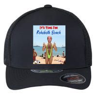 Biden Trump Debate 2024 Result It Is Time For Rehobeth Beach Flexfit Unipanel Trucker Cap