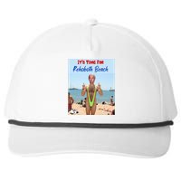 Biden Trump Debate 2024 Result It Is Time For Rehobeth Beach Snapback Five-Panel Rope Hat