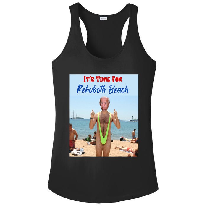 Biden Trump Debate 2024 Result It Is Time For Rehobeth Beach Ladies PosiCharge Competitor Racerback Tank