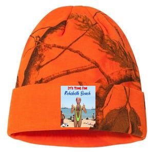 Biden Trump Debate 2024 Result It Is Time For Rehobeth Beach Kati Licensed 12" Camo Beanie