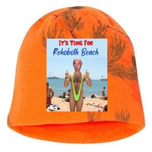 Biden Trump Debate 2024 Result It Is Time For Rehobeth Beach Kati - Camo Knit Beanie