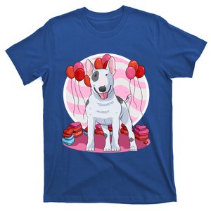 Bull Terrier Dog Lover Heart Valentine Day Gift Cool Gift T-Shirt