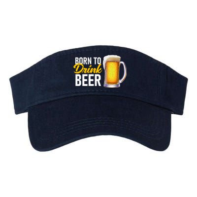 Born To Drink Beer Valucap Bio-Washed Visor