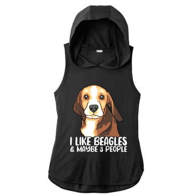 Beagle T Dog Lover Tee Funny Beagle Beagle Ladies PosiCharge Tri-Blend Wicking Draft Hoodie Tank