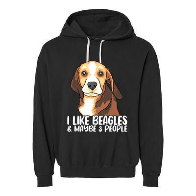 Beagle T Dog Lover Tee Funny Beagle Beagle Garment-Dyed Fleece Hoodie