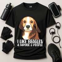 Beagle T Dog Lover Tee Funny Beagle Beagle Performance Shirt