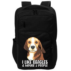 Beagle T Dog Lover Tee Funny Beagle Beagle Impact Tech Backpack