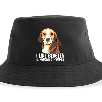 Beagle T Dog Lover Tee Funny Beagle Beagle Sustainable Bucket Hat