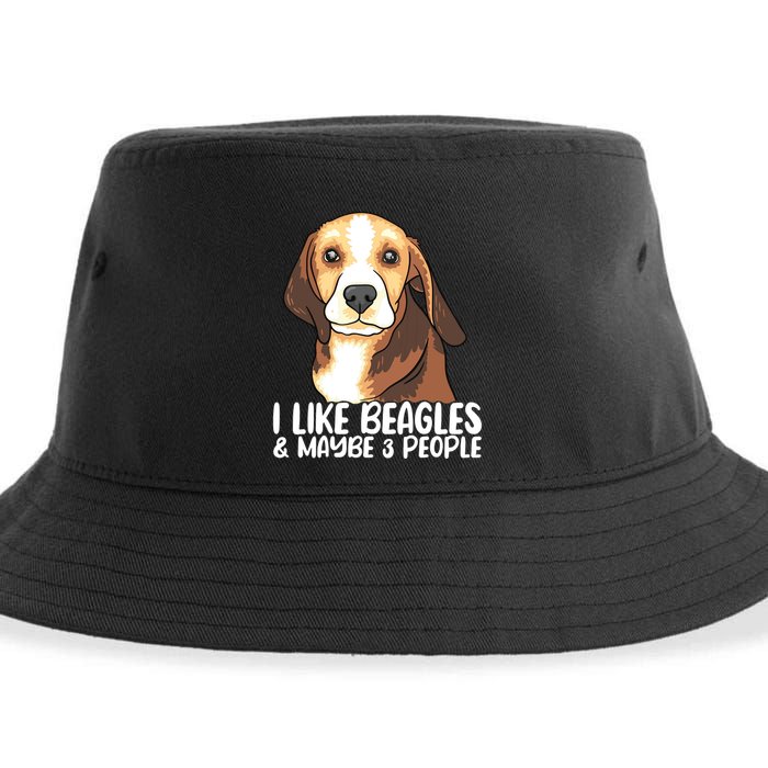 Beagle T Dog Lover Tee Funny Beagle Beagle Sustainable Bucket Hat