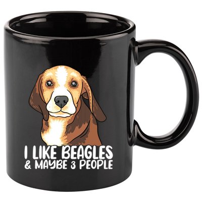 Beagle T Dog Lover Tee Funny Beagle Beagle 11oz C Handle Ceramic Mug