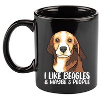 Beagle T Dog Lover Tee Funny Beagle Beagle 11oz C Handle Ceramic Mug