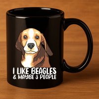 Beagle T Dog Lover Tee Funny Beagle Beagle 11oz C Handle Ceramic Mug