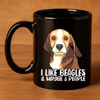Beagle T Dog Lover Tee Funny Beagle Beagle 11oz C Handle Ceramic Mug