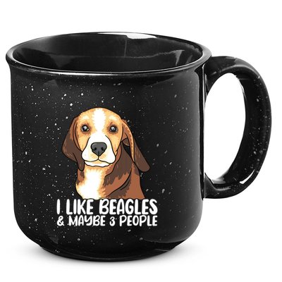 Beagle T Dog Lover Tee Funny Beagle Beagle 15oz Campfire Ceramic Mug