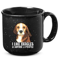 Beagle T Dog Lover Tee Funny Beagle Beagle 15oz Campfire Ceramic Mug