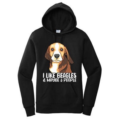 Beagle T Dog Lover Tee Funny Beagle Beagle Women's Pullover Hoodie