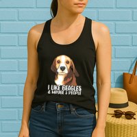 Beagle T Dog Lover Tee Funny Beagle Beagle Womens Tank Top