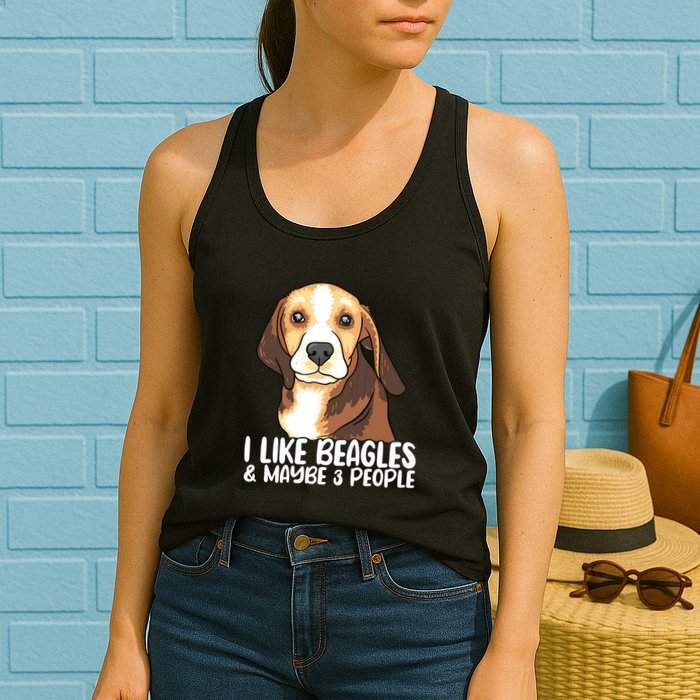 Beagle T Dog Lover Tee Funny Beagle Beagle Womens Tank Top