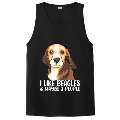 Beagle T Dog Lover Tee Funny Beagle Beagle PosiCharge Competitor Tank