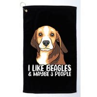 Beagle T Dog Lover Tee Funny Beagle Beagle Golf Towel
