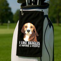 Beagle T Dog Lover Tee Funny Beagle Beagle Golf Towel