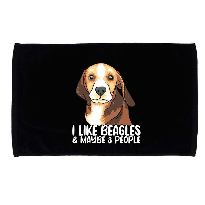 Beagle T Dog Lover Tee Funny Beagle Beagle Microfiber Hand Towel