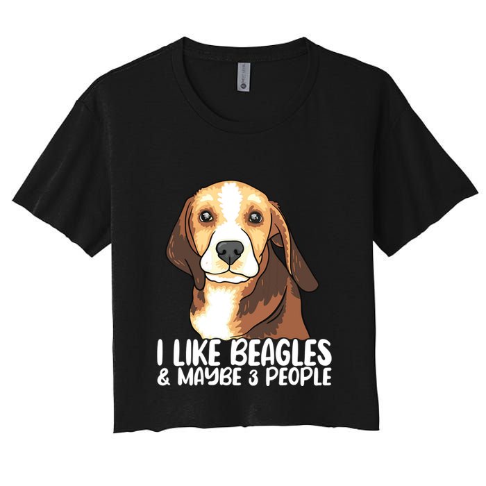 Beagle T Dog Lover Tee Funny Beagle Beagle Crop Top